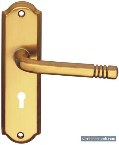Madrid Lever Lock Antique Brass 